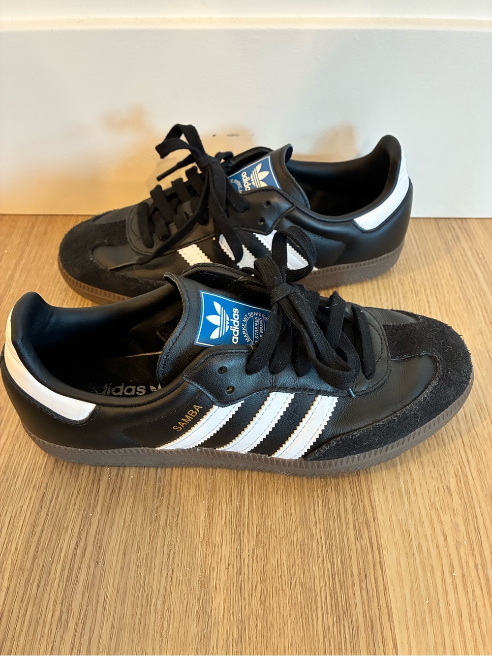 adidas Samba Women's Sneakers in Black and White